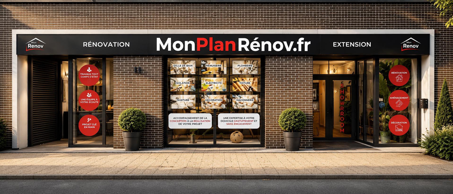 Showroom MonPlanRénov à Bailly-Romainvilliers